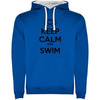 kruskis-keep-calm-and-swim-tweekleurige-hoodie
