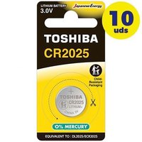 Toshiba CR2025 CP-1C Button Battery 10 Units