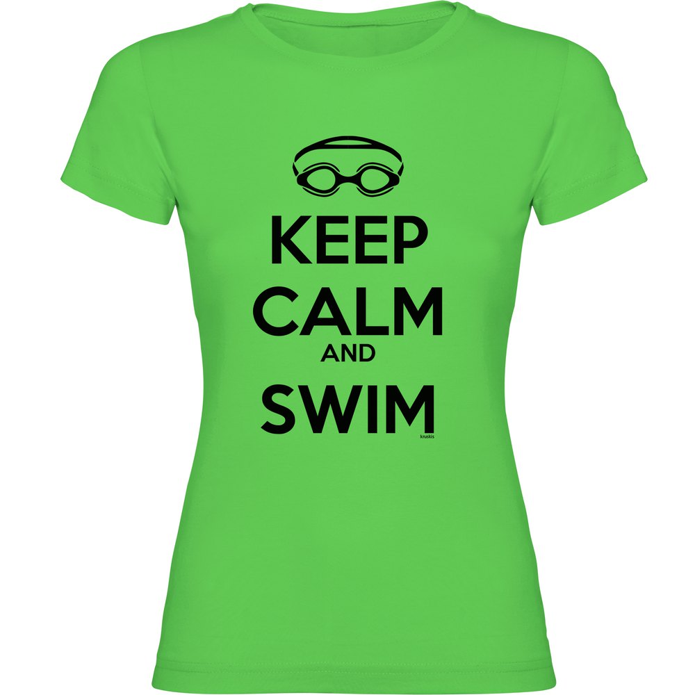 T-shirts Kruskis Keep Calm And Swim 