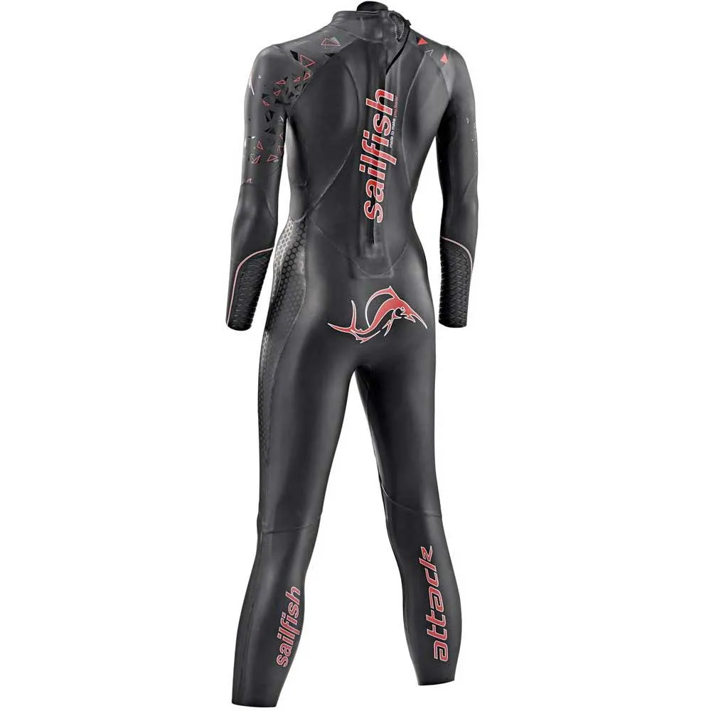 Sailfish Attack Woman Wetsuit Black buy and offers on Swiminn