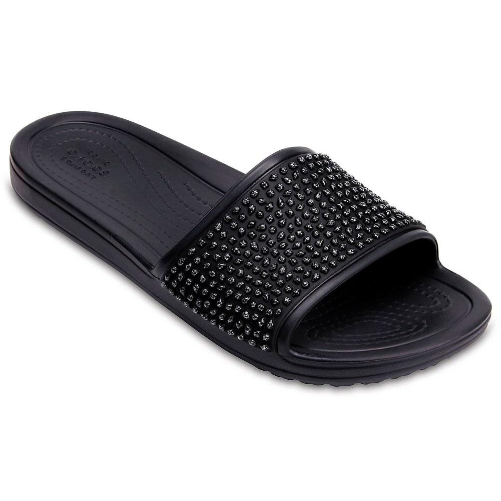 Crocs Sloane Embellished Slide Black 