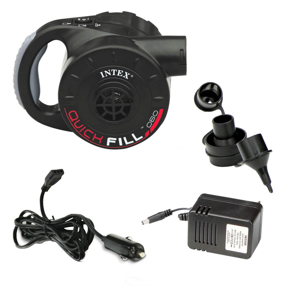 Intex Electric Rechargable Pump With Car Adapter 