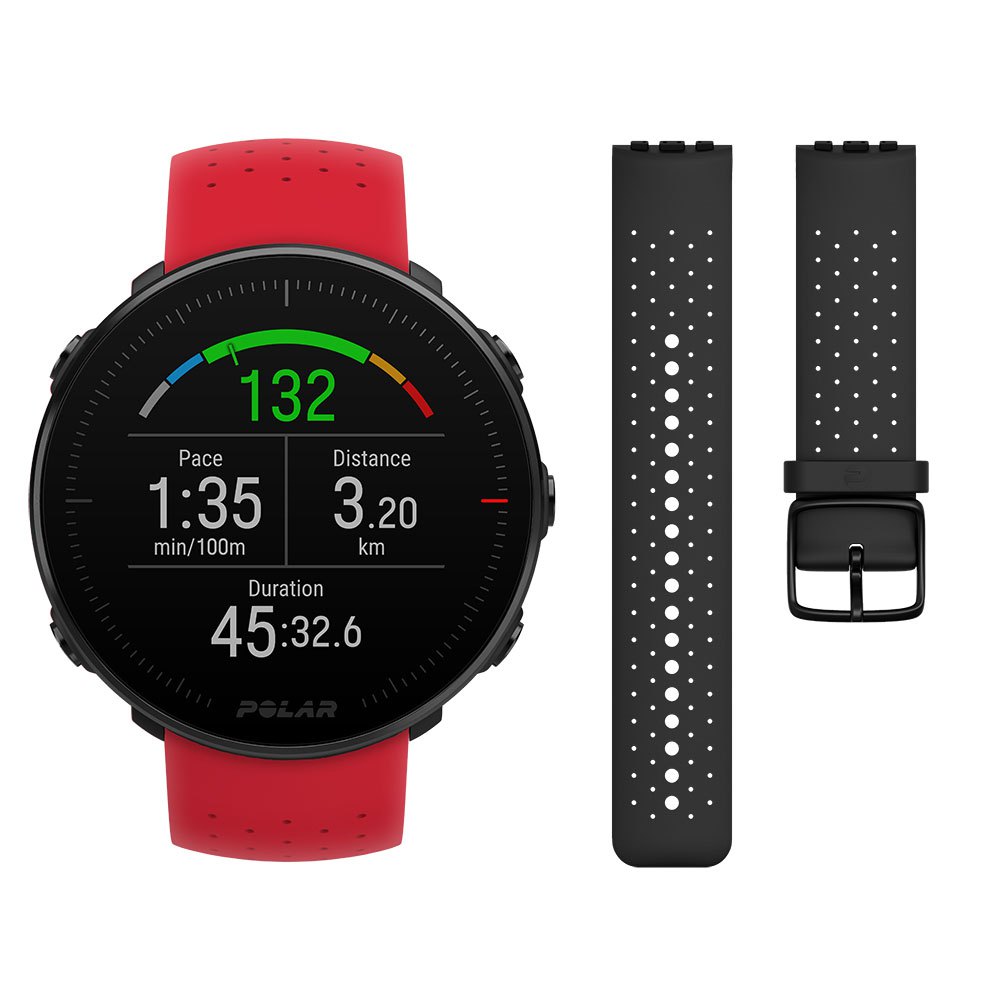 Polar Vantage M+Extra Strap Red buy and 