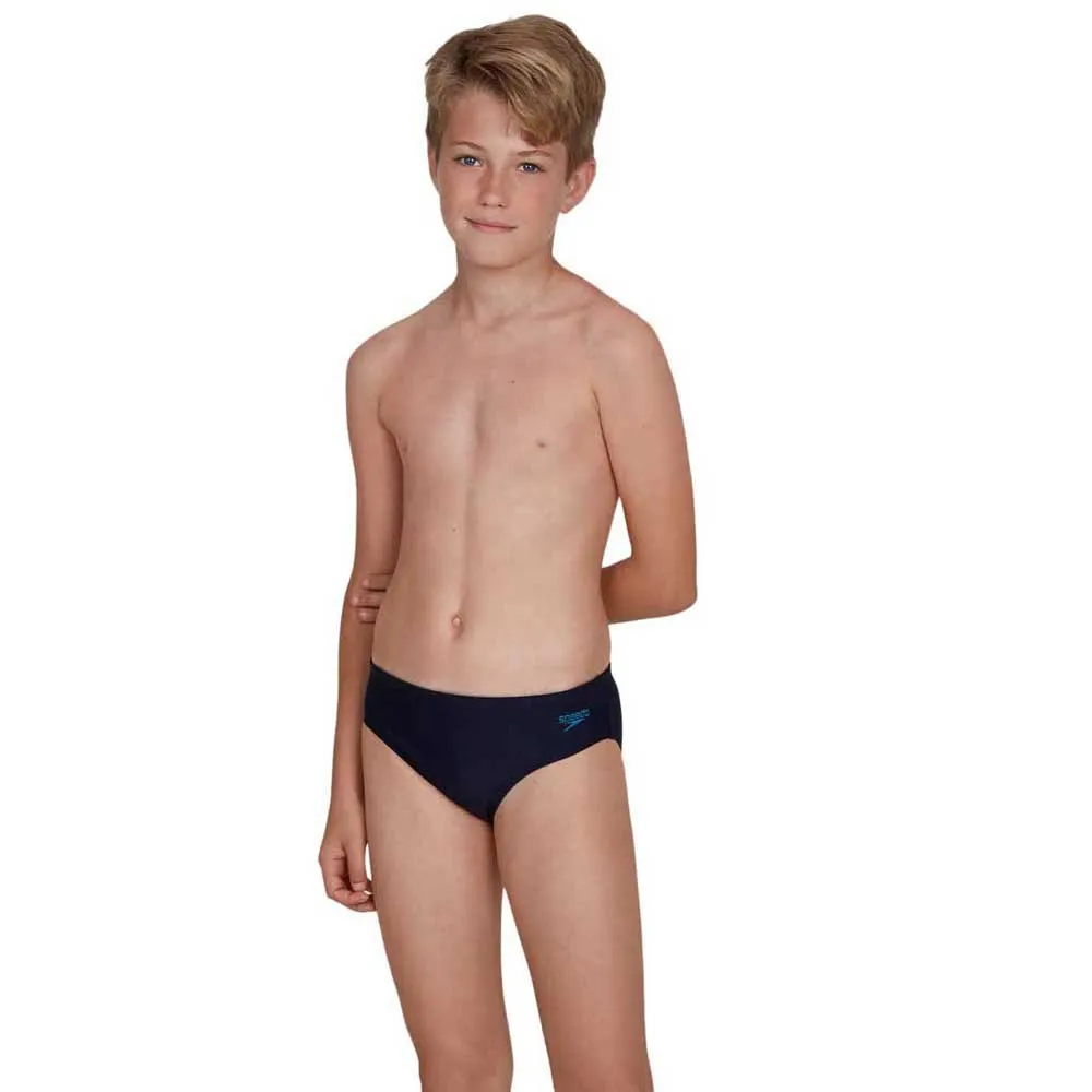 Speedo Endurance Essential Logo 6.5 cm Swimming Brief Blue, Swiminn