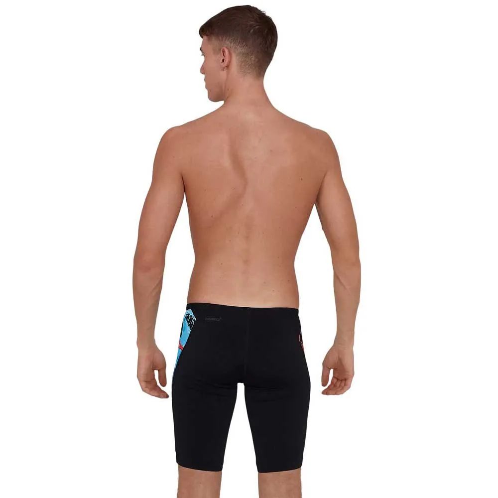 Speedo Jammer Placement Digital V Preto, Swiminn
