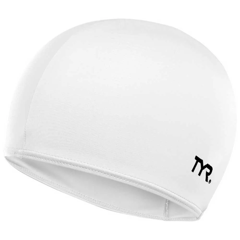 TYR Lycra Swimming Cap White buy and offers on Swiminn