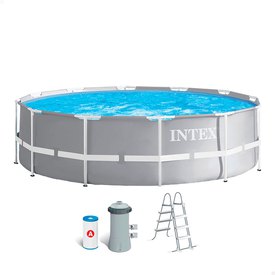 Intex Alcance Dobrável Com Pool De Filtros Prism Frame
