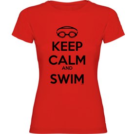 Kruskis Keep Calm And Swim kurzarm-T-shirt