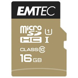 Emtec Carte Mémoire Micro SD 16GB Elite Gold