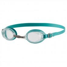 Speedo Jet Mirror Senior Adult Goggles Swimming Black Green Trim CL 