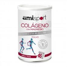 Amlsport Colágeno Con Magnesio Y Vitamina C+B1+B2+B6 350g Fresa