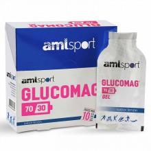 Amlsport Glucomag 70/30 30ml 10 単位 レモン エネルギー ジェル 箱