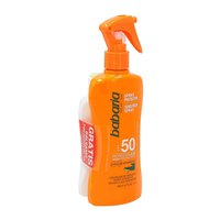 Babaria Aloe Vera Spray Waterproof SPF50 200ml+Aloe After Sun 100ml Protector