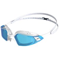 Speedo Aquapulse Max 2 Swimming Goggles Chrome with Smoke Lens 