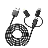 Muvit Cable USB A Micro USB/Tipo C/Lightning MFI 2.1A 1 m