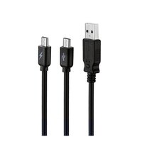 Muvit USB Cable To Double Micro USB 3A 2 m