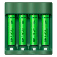Gp batteries Cargador USB 21/85 De 4 Puertos Con 4xAA NiMh 850mAh