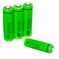 Gp batteries 大容量バッテリー ReCyko NiMH AA 2600mAh