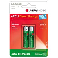 Agfa Pilas NiMh Micro AAA 950mAh Energía Directa