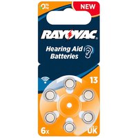 Rayovac Acoustic Special 13 6 ピース バッテリー