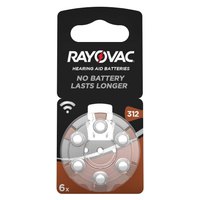 Rayovac Acoustic Special 312 6 ピース バッテリー