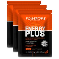Powergym Caja Sobres Monodosis Energy Plus 90g 3 Unidades Naranja