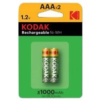 Kodak Επαναφορτιζόμενο AAA 1000mAh NiMH 2 μονάδες Μπαταρίες