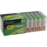 Gp batteries Pilas Alcalina 03015AB40 AA 40 Unidades