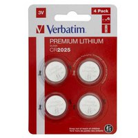 Verbatim 49532 CR 2025 Μπαταρίες Λιθίου 4 μονάδες