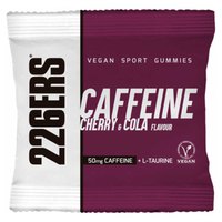 226ERS Vegan Sport Gummies 30g 42 単位 カフェイン チェリー コーラ グミ 箱