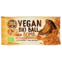 Gold nutrition Vegan BIO Ball 30g Αλατισμένη Ενεργειακή Μπάρα Φιστίκι