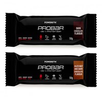 Powergym ProBar 50g 1 Μπάρα ελέγχου βάρους μονάδας μαύρης σοκολάτας