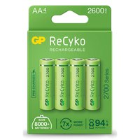 Gp 充電式バッテリー Recyko R6 AA 2600mAh 4 単位