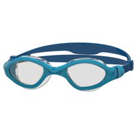 Blue Lense Zoggs Bondi Adult Swimming Goggles Clear Strap 