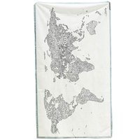 Awesome maps Coloring Map Towel World Map To Color In With Country Specific Doodles