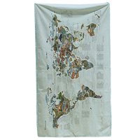 Awesome maps Mountain Bike Map Towel Best Mountain Bike Trails In The World