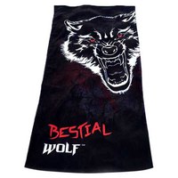 bestial-wolf-beach-towel