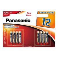 Panasonic Pro Power LR 03 Micro Alkaline Batteries 12 Units