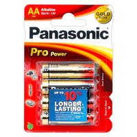 Panasonic Pro Power LR 6 Mignon Alkaline Batteries 4 Units