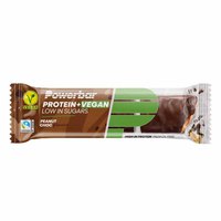 Powerbar Amendoim E Chocolate ProteinPlus + Vegan 42g Proteína Barra