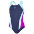 Speedo Contrast Panel Splashback Swimsuit