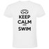 Kruskis Camiseta de manga corta Keep Calm and Swim