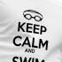 Kruskis Camiseta De Manga Curta Keep Calm And Swim