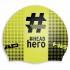Head Swimming Hashtag Head Hero Silicone Suede Swimming Cap