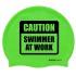 buddyswim-gorro-natacion-caution-swimmer-at-work-silicone