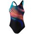 Speedo LightSwirl Placement Digital Powerback Swimsuit