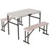 Lifetime Ultra-Resistant Folding Table With 2 Benches Set 106x61x74 cm UV100