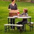 Lifetime Ultra-Resistant Folding Table With 2 Benches Set 106x61x74 cm UV100